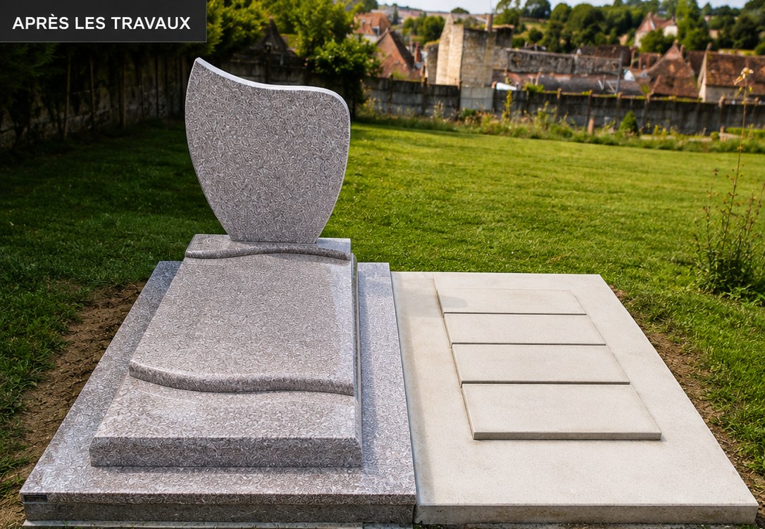 Monument rénové après travaux